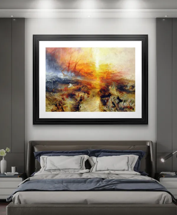 The_Slave_Ship,_A_Painting_by_JMW_Turner,_Wall_D�cor,_Framed,_Multicolor