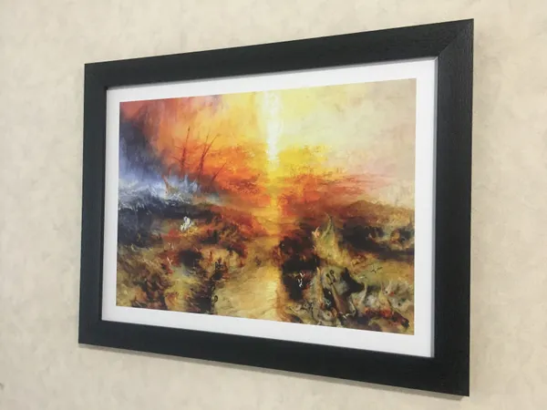 The_Slave_Ship,_A_Painting_by_JMW_Turner,_Wall_D�cor,_Framed,_Multicolor