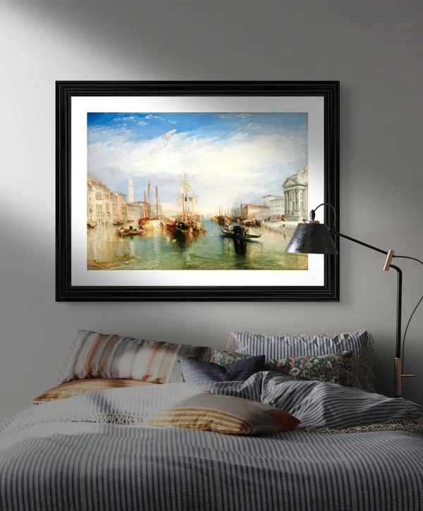 Venice_from_the_Porch_of_Madonna_Della_Salute,_A_Painting_by_JMW_Turner,_Wall_D�cor,_Framed,_Multicolor