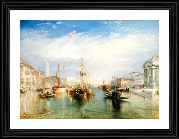 Venice_from_the_Porch_of_Madonna_Della_Salute,_A_Painting_by_JMW_Turner,_Wall_D�cor,_Framed,_Multicolor