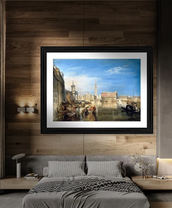 Bridge_of_Sighs_&_Ducal_Palace,_Venice,_A_Painting_by_JMW_Turner,_Wall_D�cor,_Framed,_Multicolor
