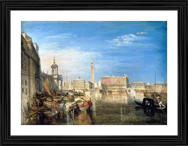 Bridge_of_Sighs_&_Ducal_Palace,_Venice,_A_Painting_by_JMW_Turner,_Wall_D�cor,_Framed,_Multicolor