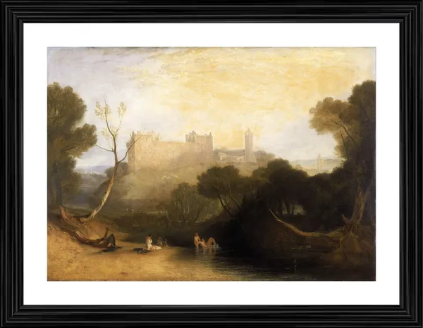 Linlithgow_Palace,_A_Painting_by_JMW_Turner,_Wall_D�cor,_Framed,_Multicolor