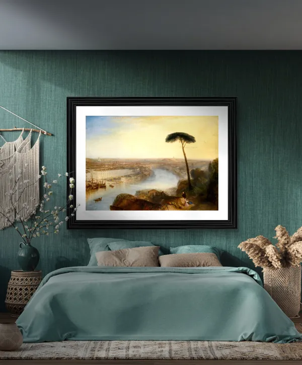 Rome_from_Mount_aventine,_A_Painting_by_JMW_Turner,_Wall_D�cor,_Framed,_Multicolor