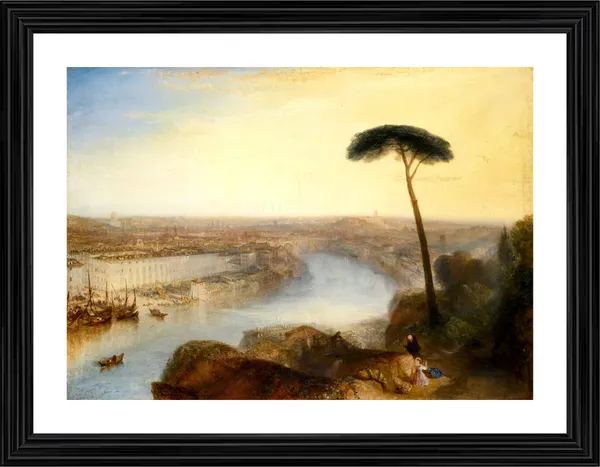 Rome_from_Mount_aventine,_A_Painting_by_JMW_Turner,_Wall_D�cor,_Framed,_Multicolor