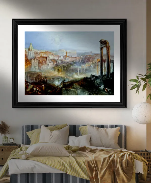 Modern_Rome_(Campo_Vaccino),_A_Painting_by_JMW_Turner,_Wall_D�cor,_Framed,_Multicolor