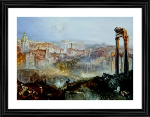 Modern_Rome_(Campo_Vaccino),_A_Painting_by_JMW_Turner,_Wall_D�cor,_Framed,_Multicolor