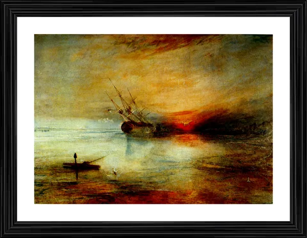 Fort_Vimieux,_A_Painting_by_JMW_Turner,_Wall_D�cor,_Framed,_Multicolor