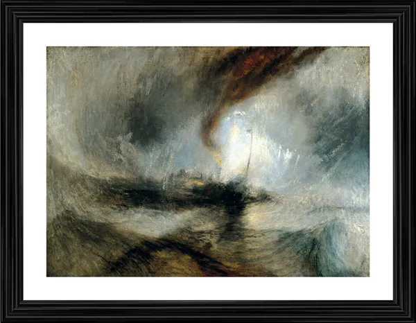 Snow_Storm_and_Boat_at_Harbours_Mouth,_A_Painting_by_JMW_Turner,_Wall_D�cor,_Framed,_Multicolor