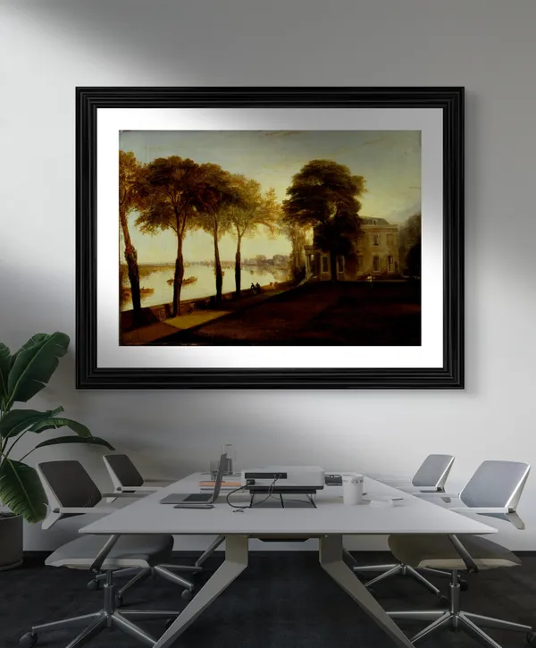 Mortlake_Terrace,_A_Painting_by_JMW_Turner,_Wall_D�cor,_Framed,_Multicolor