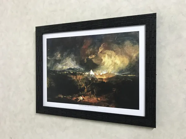 The_Fifth_Plague_of_Egypt,_A_Painting_by_JMW_Turner,_Wall_D�cor,_Framed,_Multicolor