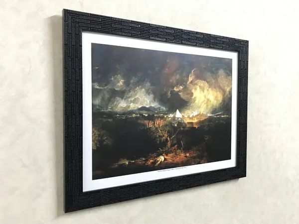 The_Fifth_Plague_of_Egypt,_A_Painting_by_JMW_Turner,_Wall_D�cor,_Framed,_Multicolor
