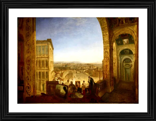 Rome_from_the_Vatican,_A_Painting_by_JMW_Turner,_Wall_D�cor,_Framed,_Multicolor