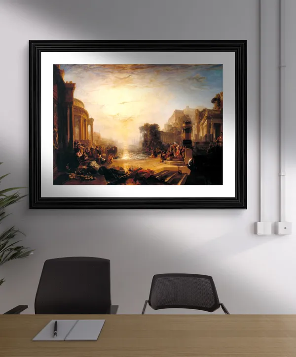 The_Decline_of_the_Carthaginian_Empire,_A_Painting_by_JMW_Turner,_Wall_D�cor,_Framed,_Multicolor