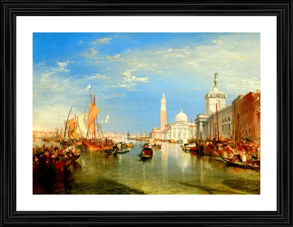 Venice_(Dogana_and_San_Giorgio),_A_Painting_by_JMW_Turner,_Wall_D�cor,_Framed,_Multicolor
