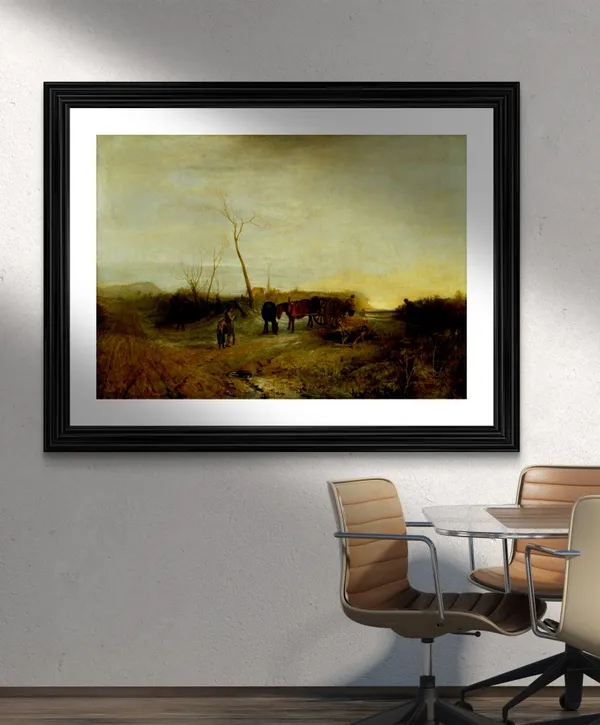 Frosty_Morning,_A_Painting_by_JMW_Turner,_Wall_D�cor,_Framed,_Multicolor