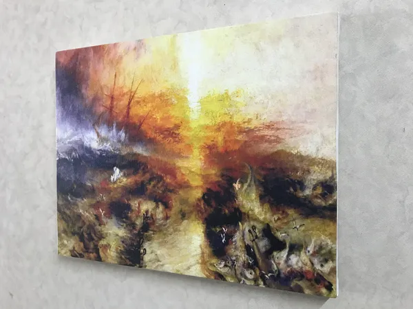 The_Slave_Ship,_A_Painting_by_JMW_Turner,_Wall_D�cor,_Framed_Canvas,_Multicolor