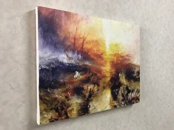 The_Slave_Ship,_A_Painting_by_JMW_Turner,_Wall_D�cor,_Framed_Canvas,_Multicolor