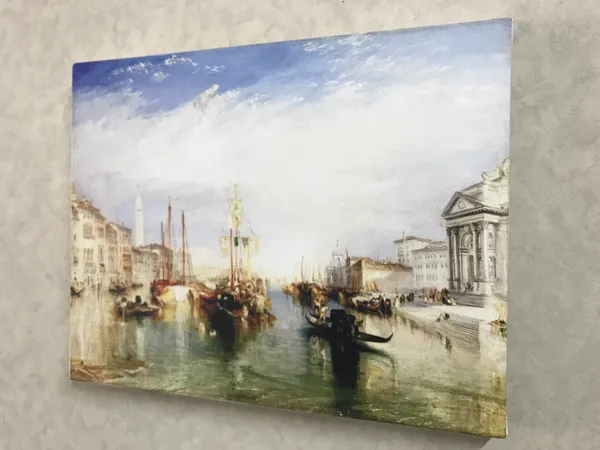 Venice_from_the_Porch_of_Madonna_Della_Salute,_A_Painting_by_JMW_Turner,_Wall_D�cor,_Framed_Canvas,_Multicolor