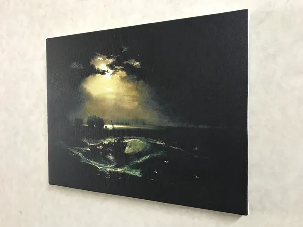 Fishermen_at_Sea,_A_Painting_by_JMW_Turner,_Wall_D�cor,_Framed_Canvas,_Multicolor