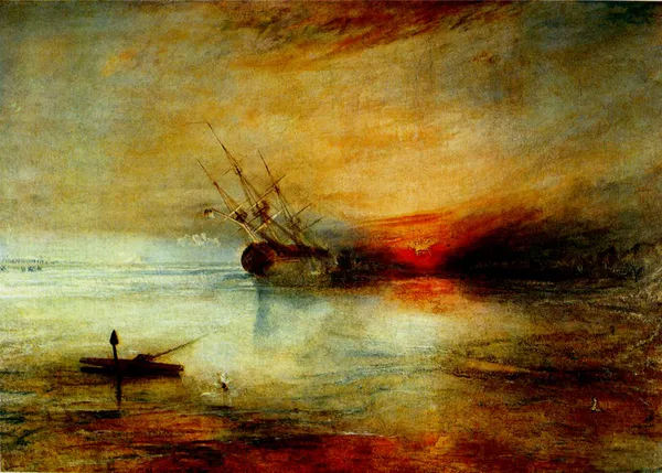 Fort_Vimieux,_A_Painting_by_JMW_Turner,_Wall_D�cor,_Framed_Canvas,_Multicolor