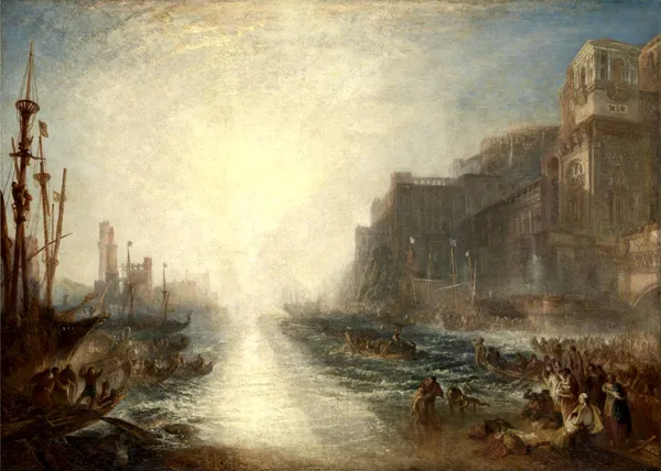 Regulus,_A_Painting_by_JMW_Turner,_Wall_D�cor,_Framed_Canvas,_Multicolor