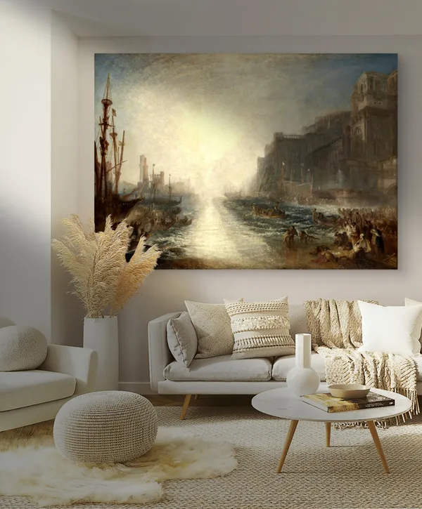 Regulus,_A_Painting_by_JMW_Turner,_Wall_D�cor,_Framed_Canvas,_Multicolor
