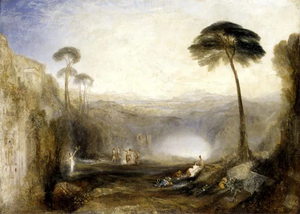 Golden_Bough,_A_Painting_by_JMW_Turner,_Wall_D�cor,_Framed_Canvas,_Multicolor