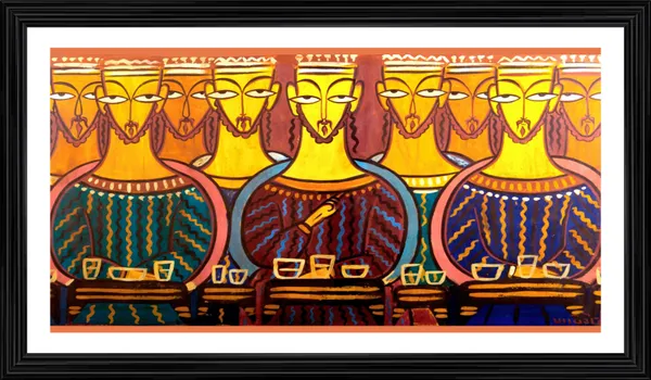 The_Last_Supper_-_A_Jamini_Roy_Painting,_Framed_Wall_Decor,_Multicolor