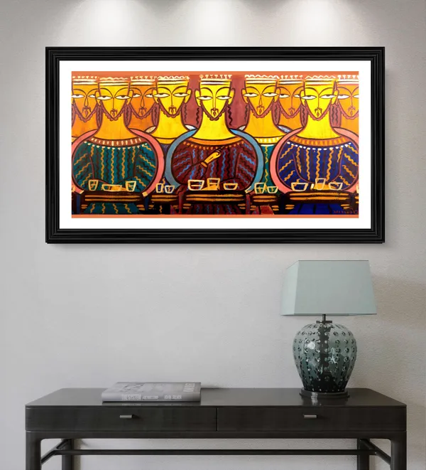 The_Last_Supper_-_A_Jamini_Roy_Painting,_Framed_Wall_Decor,_Multicolor