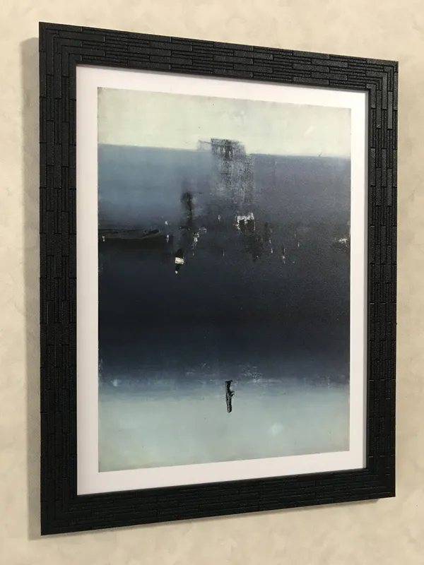 Abstract_/_Modern_Art_Painting_by_Vasudeo_Gaitonde,_Framed,_Wall_D�cor,_Multicolor