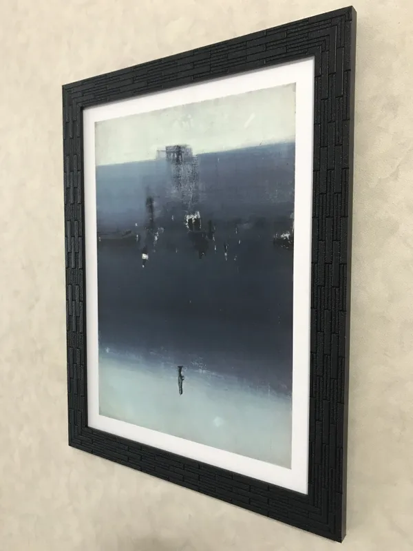 Abstract_/_Modern_Art_Painting_by_Vasudeo_Gaitonde,_Framed,_Wall_D�cor,_Multicolor