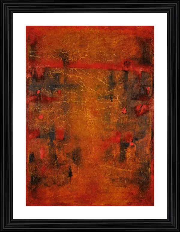Abstract_/_Modern_Art_Painting_by_Vasudeo_Gaitonde,_Framed,_Wall_D�cor,_Multicolor