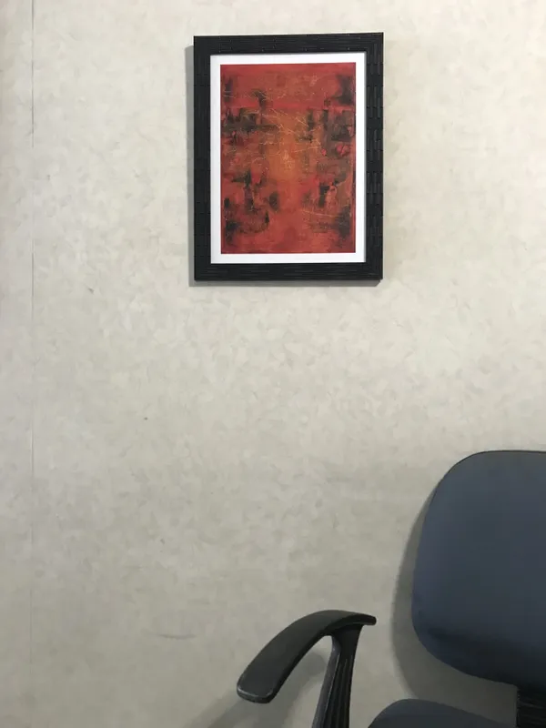 Abstract_/_Modern_Art_Painting_by_Vasudeo_Gaitonde,_Framed,_Wall_D�cor,_Multicolor