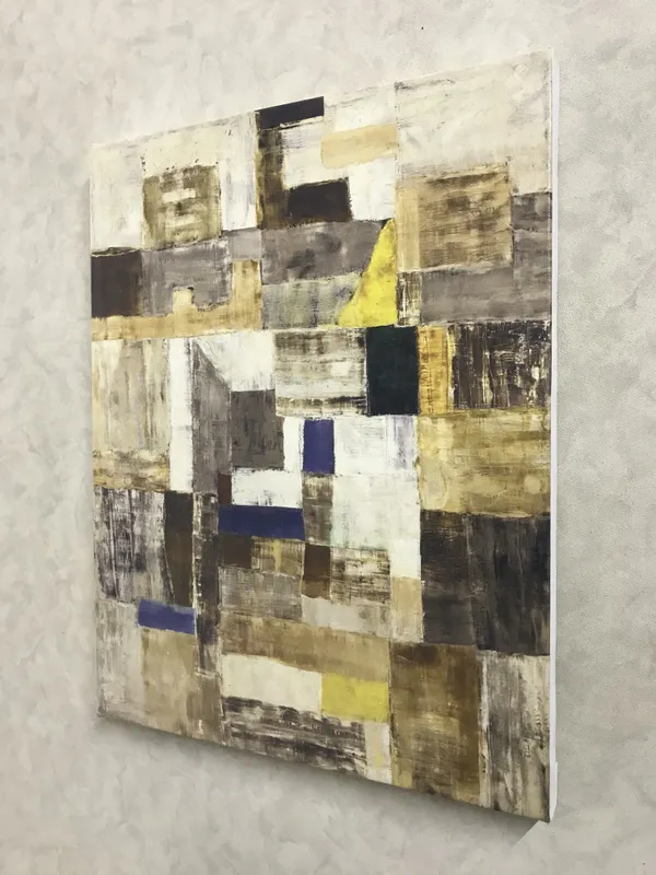 Abstract_/_Modern_Art_Painting_by_Vasudeo_Gaitonde,_Framed,_Wall_D�cor,_Multicolor