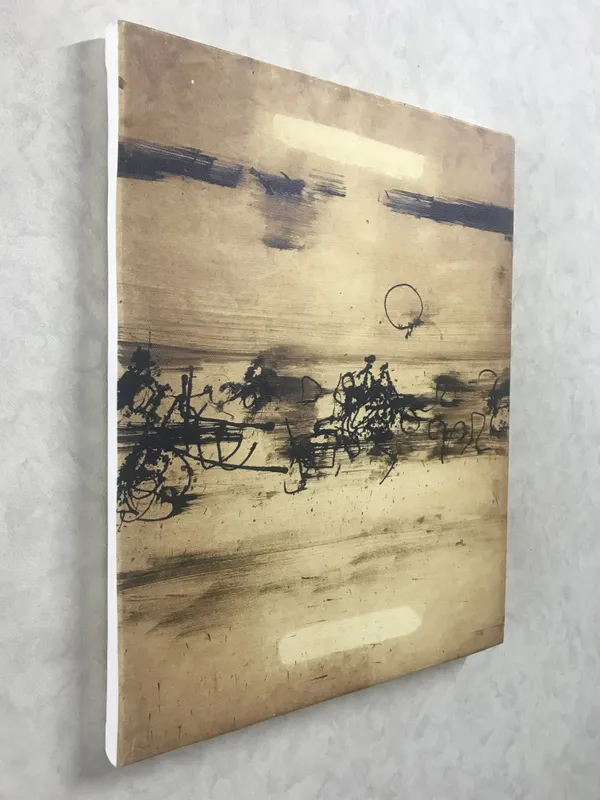 Abstract_/_Modern_Art_Painting_by_Vasudeo_Gaitonde,_Framed,_Wall_D�cor,_Multicolor