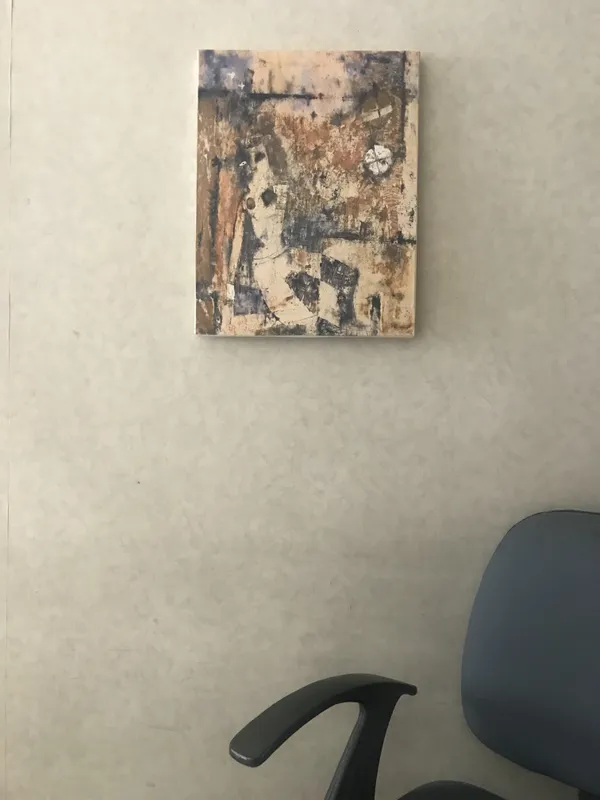 Abstract_/_Modern_Art_Painting_by_Vasudeo_Gaitonde,_Framed,_Wall_D�cor,_Multicolor