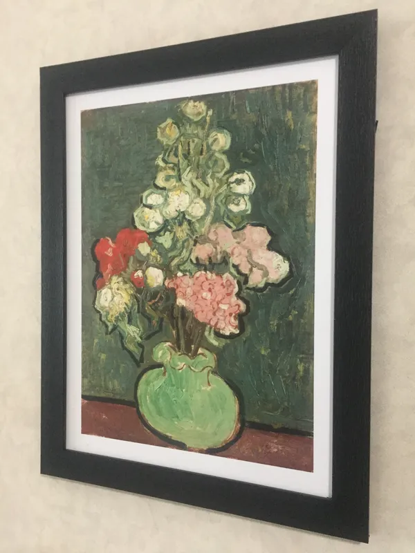 Vase_of_Flowers_1890,_A_Painting_by_Van_Gogh,_Framed,_Wall_Decor,_Multicolor