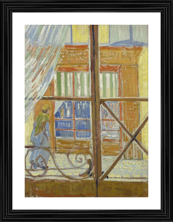 View_of_A_Butchers_Shop_1888,_A_Painting_by_Van_Gogh,_Framed,_Wall_Decor,_Multicolor