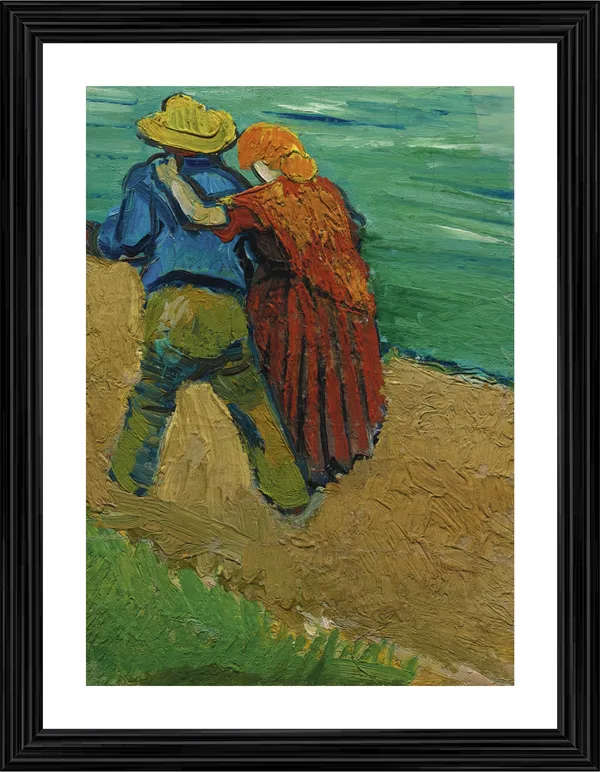 Two_Lovers_in_Arles_1888,_A_Painting_by_Van_Gogh,_Framed,_Wall_Decor,_Multicolor