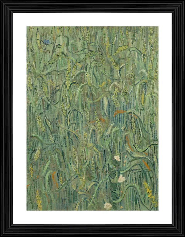 Ears_of_Wheat_1890,_A_Painting_by_Van_Gogh,_Framed,_Wall_Decor,_Multicolor