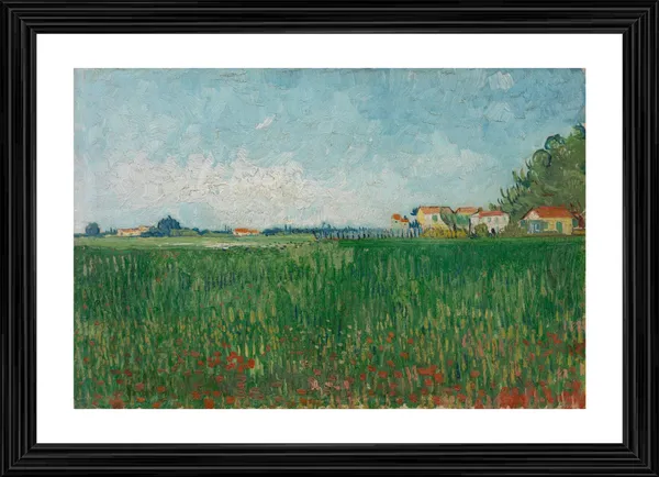 Field_with_Poppies_1890,_A_Painting_by_Van_Gogh,_Framed,_Wall_Decor,_Multicolor