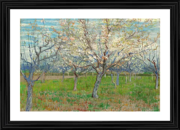 The_Pink_Orchard_1888,_A_Painting_by_Van_Gogh,_Framed,_Wall_Decor,_Multicolor