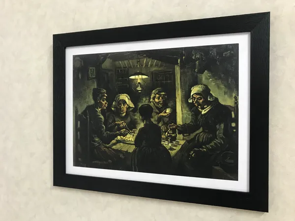 Potato_Eaters_(1885),_A_Painting_by_Van_Gogh,_Framed,_Wall_Decor,_Multicolor,_Multicolor