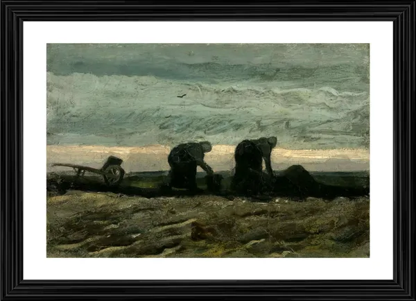 Women_on_the_Peat_Moor_1883,_A_Painting_by_Van_Gogh,_Framed,_Wall_Decor,_Multicolor