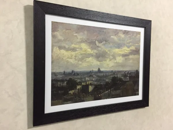 View_of_Paris_1886,_A_Painting_by_Van_Gogh,_Framed,_Wall_Decor,_Multicolor