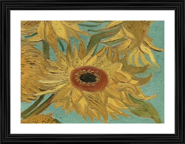 Sunflowers_1888,_A_Painting_by_Van_Gogh,_Framed,_Wall_Decor,_Multicolor