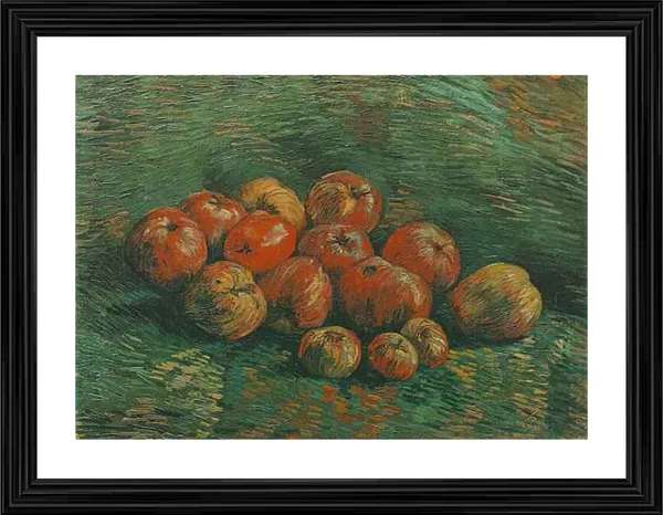 Still_Life_with_Apples_1887,_A_Painting_by_Van_Gogh,_Framed,_Wall_Decor,_Multicolor