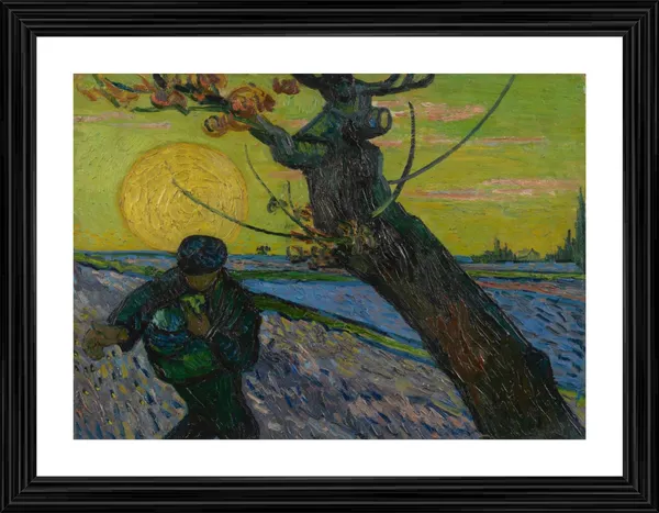 The_Sower_1888,_A_Painting_by_Van_Gogh,_Framed,_Wall_Decor,_Multicolor