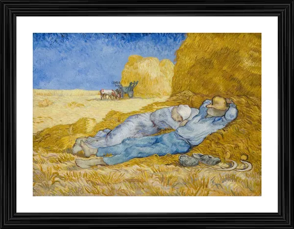 Farmers_Rest_in_Harvest_Season_1890,_A_Painting_by_Van_Gogh,_Framed,_Wall_Decor,_Multicolor